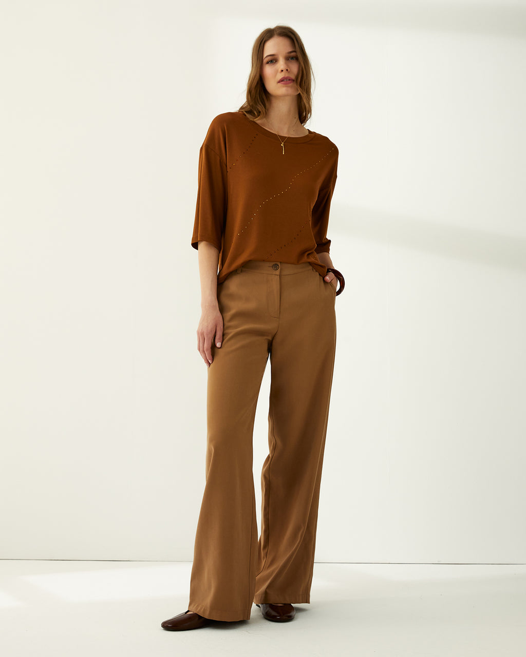 Pantalón de mujer ancho