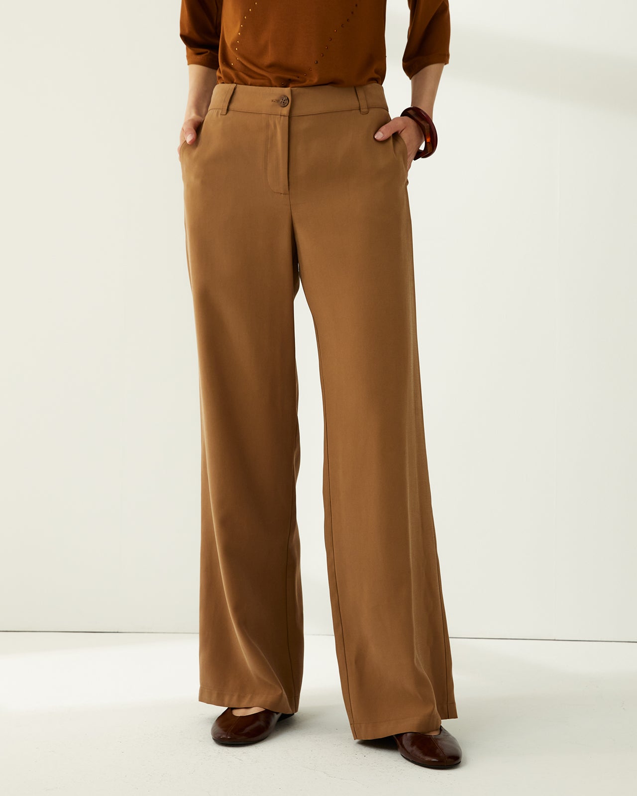 Pantalón de mujer ancho