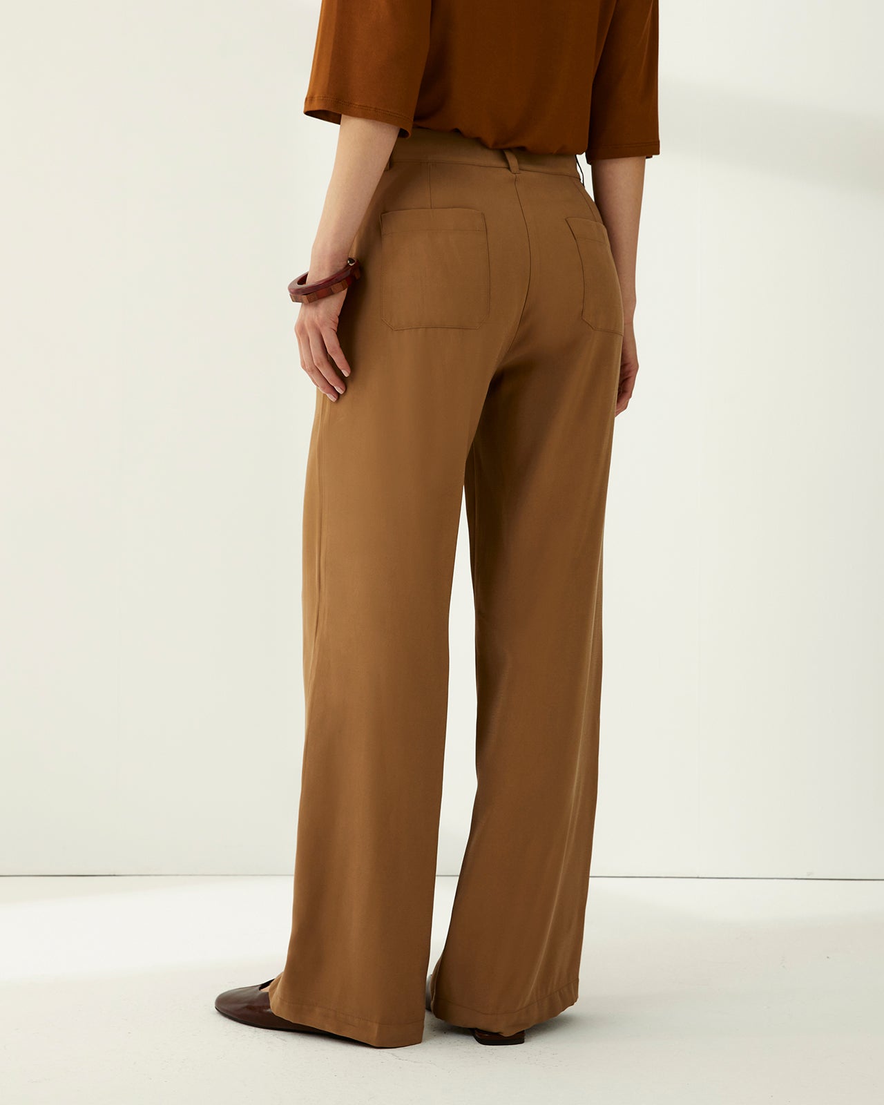 Pantalón de mujer ancho