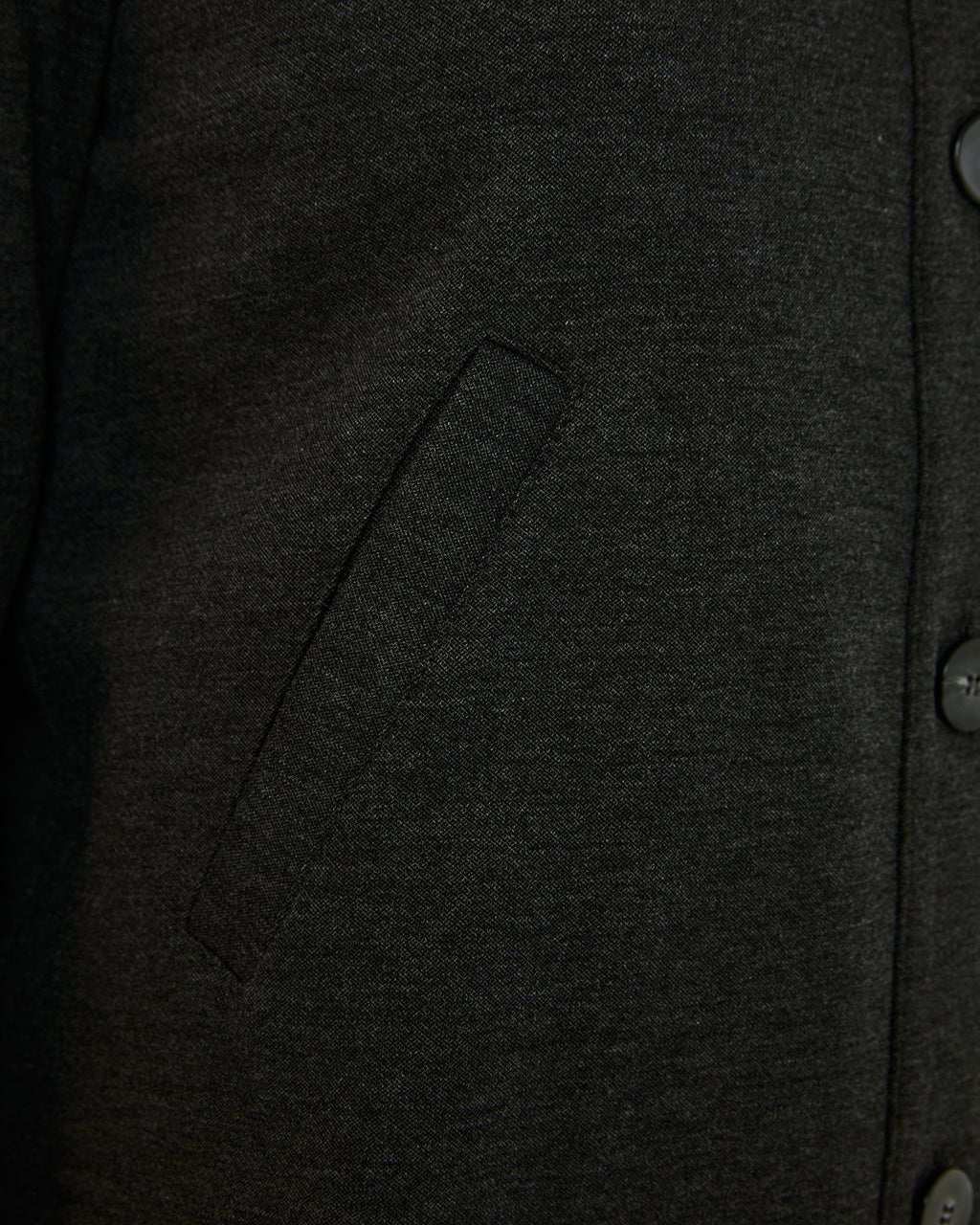 Chaqueta de mujer punto liso tipo bomber