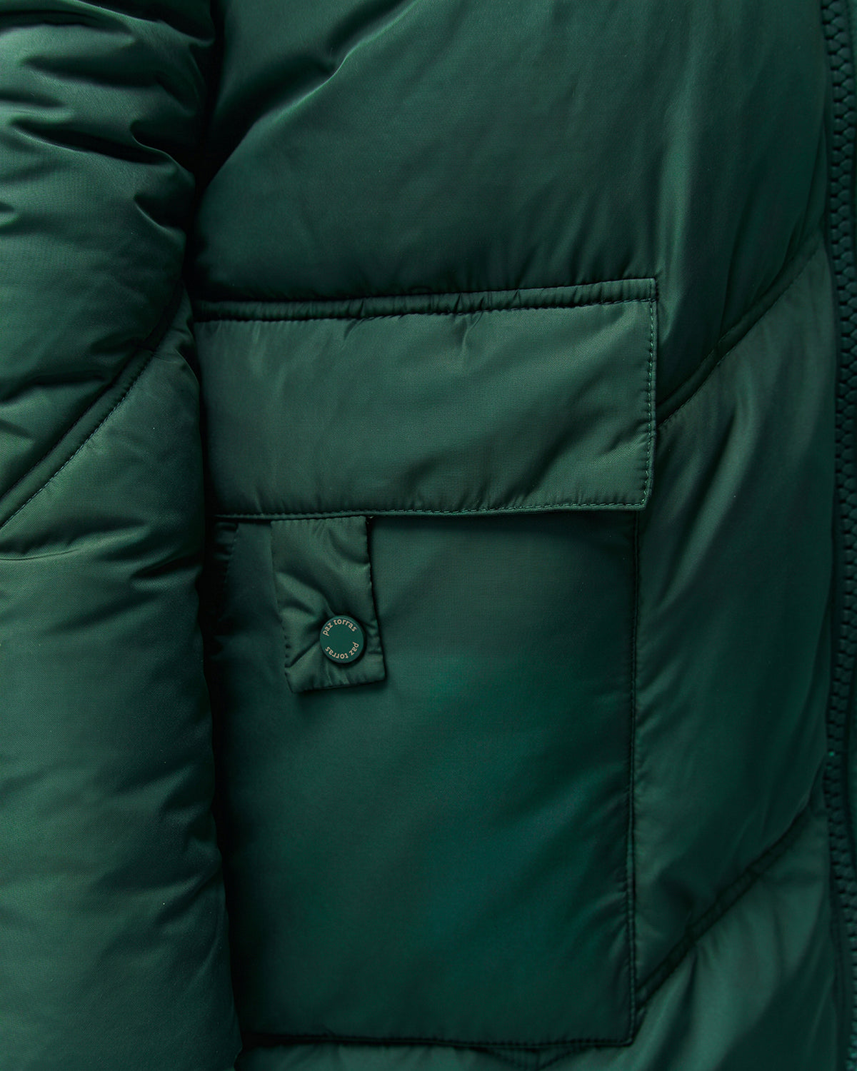 Parka larga de mujer acolchada capucha desmontable