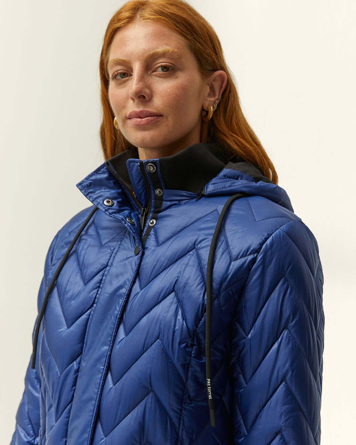 Parka de mujer acolchada capucha desmontable
