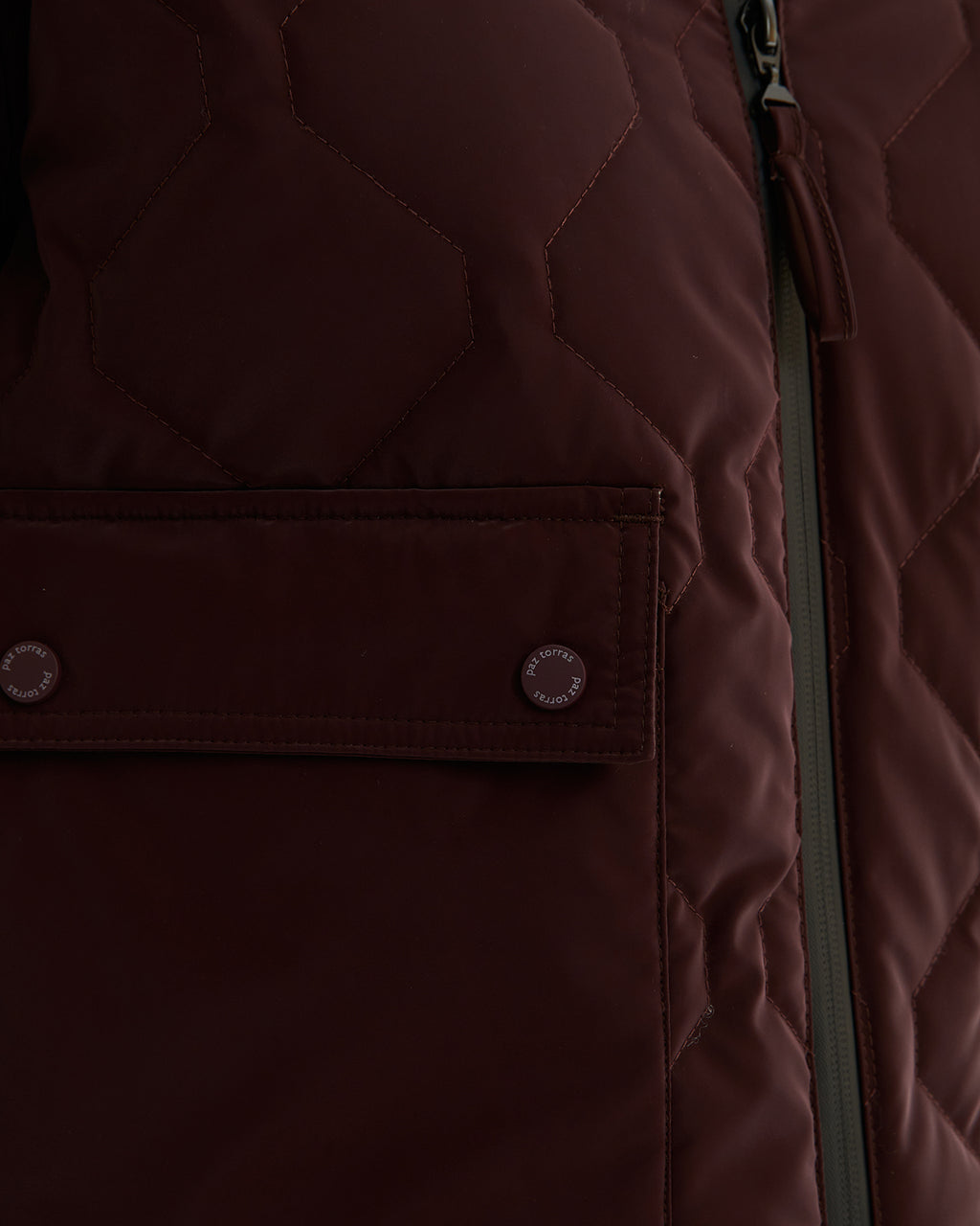 Parka corta de mujer acolchada