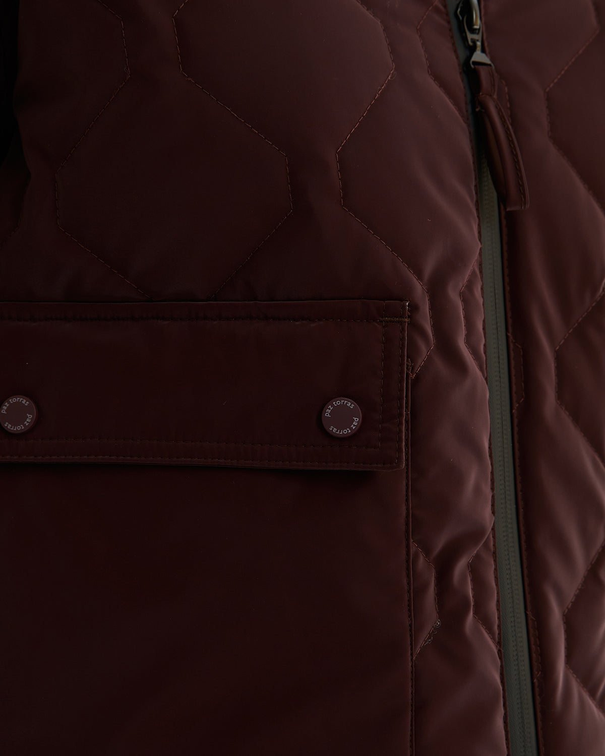 Parka corta de mujer acolchada