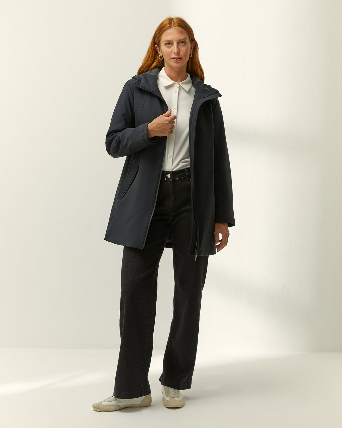 Parka de mujer acolchada con capucha