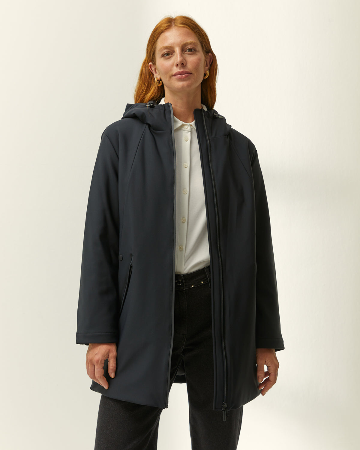 Parka de mujer acolchada con capucha