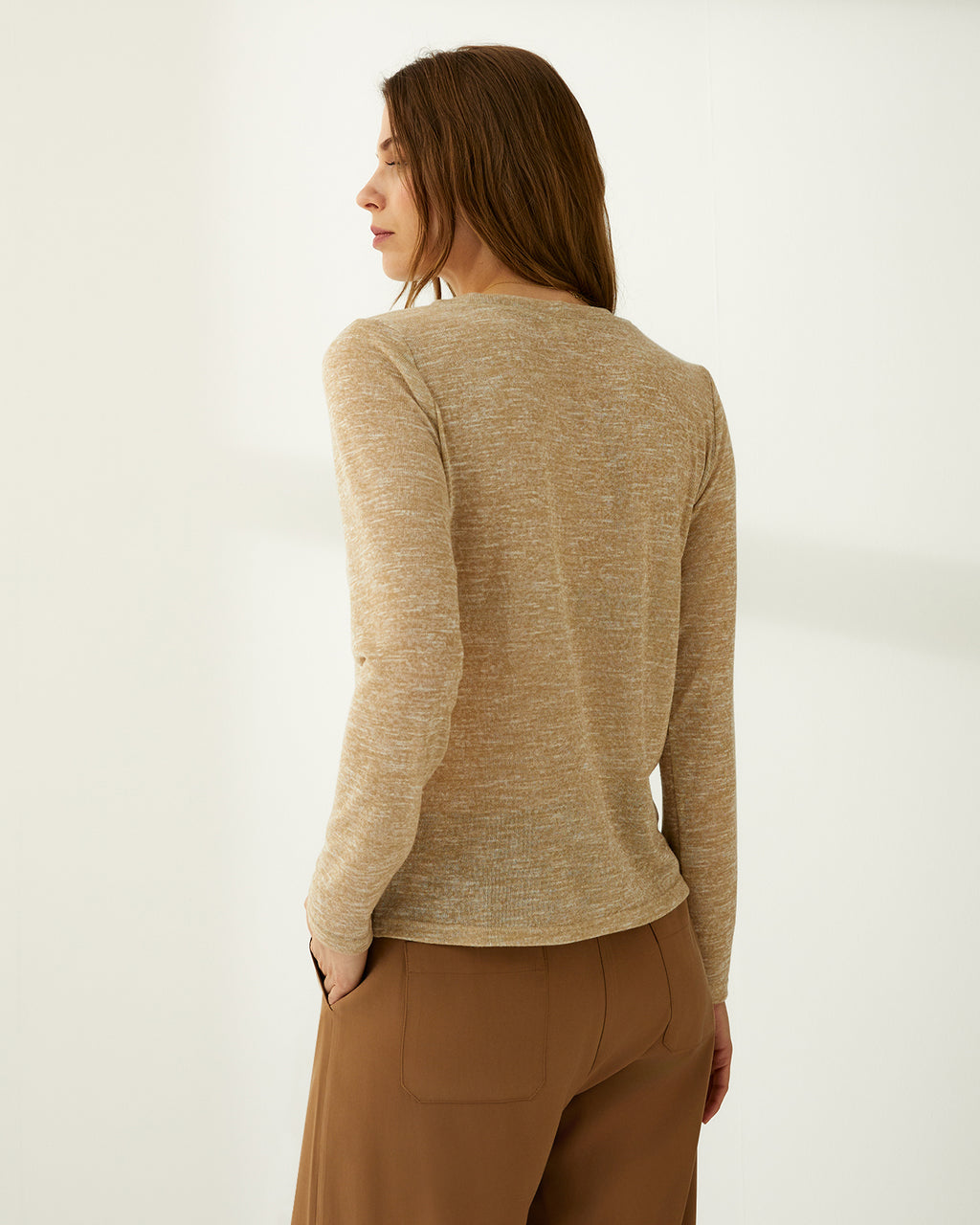 Camiseta de mujer efecto twinset