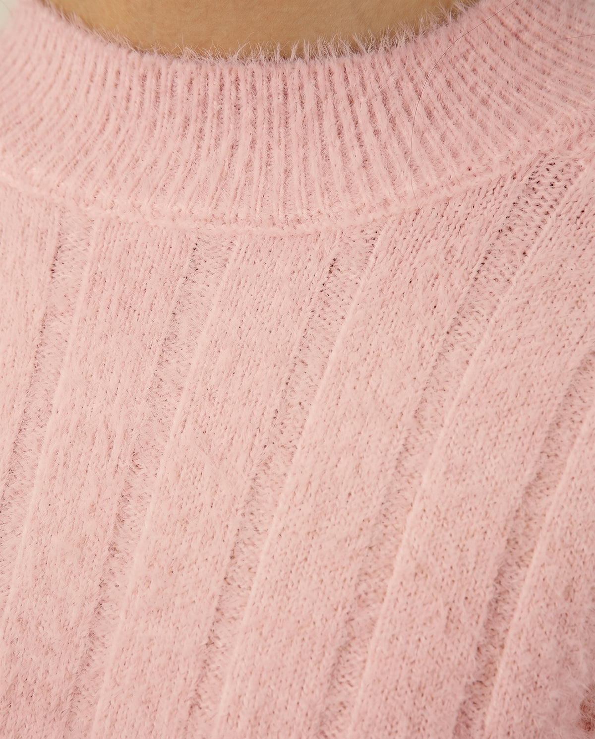 Jersey de mujer cuello redondo manga ranglán