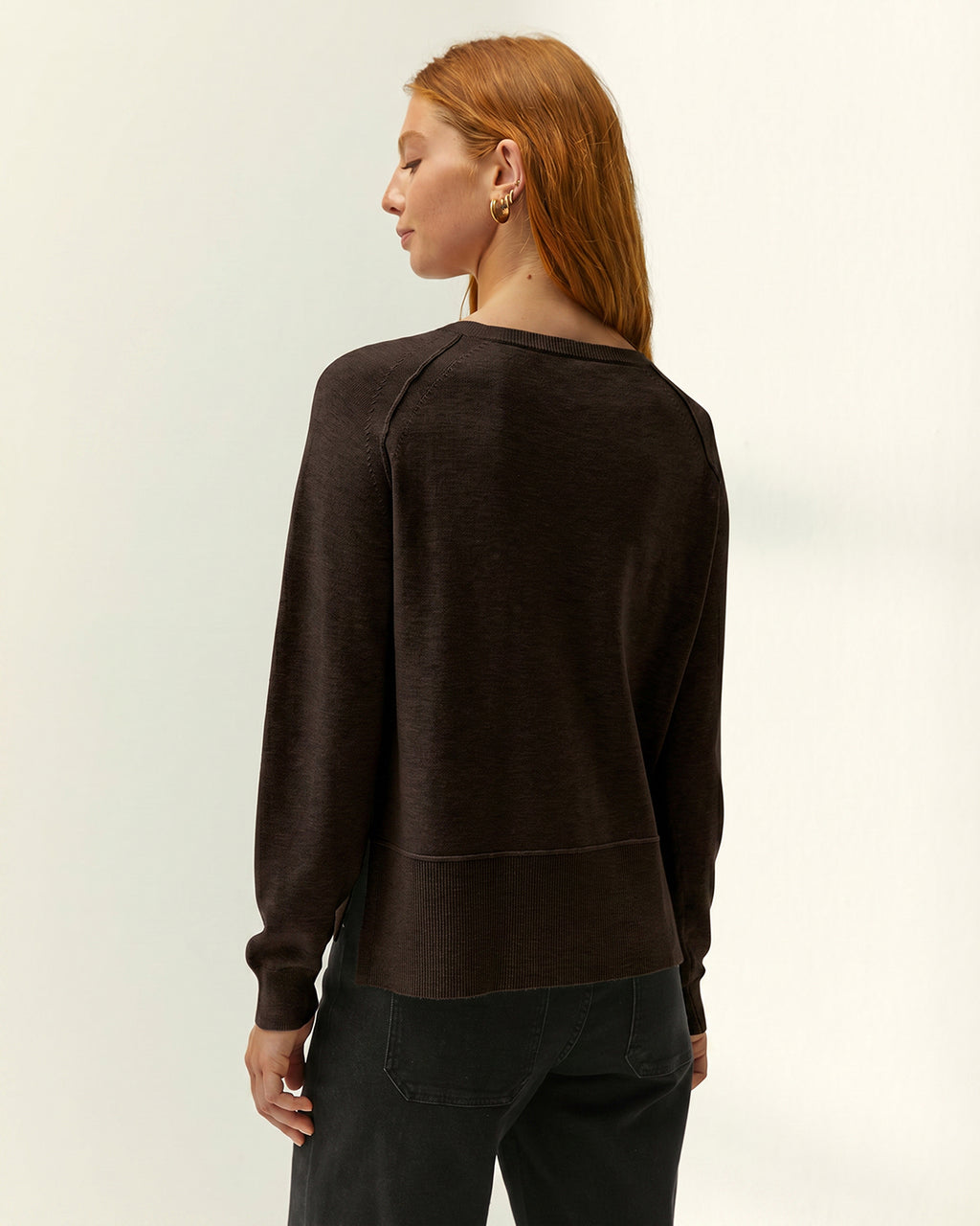 Jersey de mujer punto fino escote barco