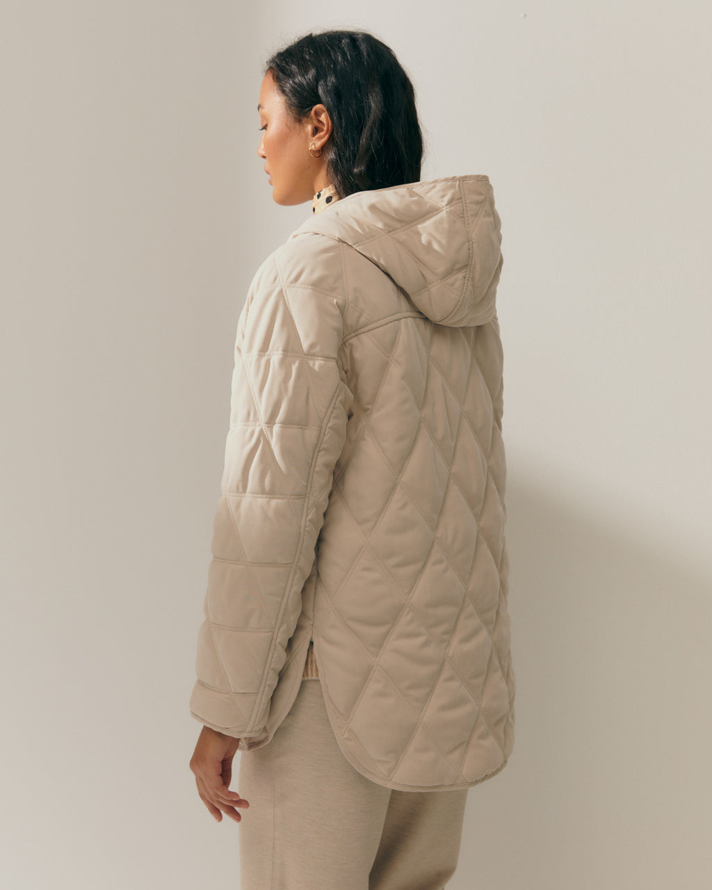 Parka de mujer acolchada con capucha