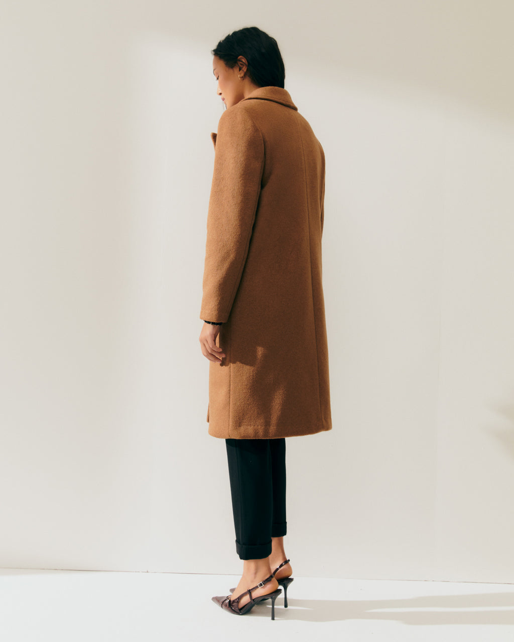 Abrigo largo de mujer