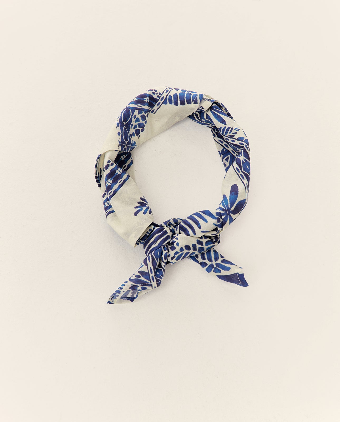 Bandana de algodón estampado flores