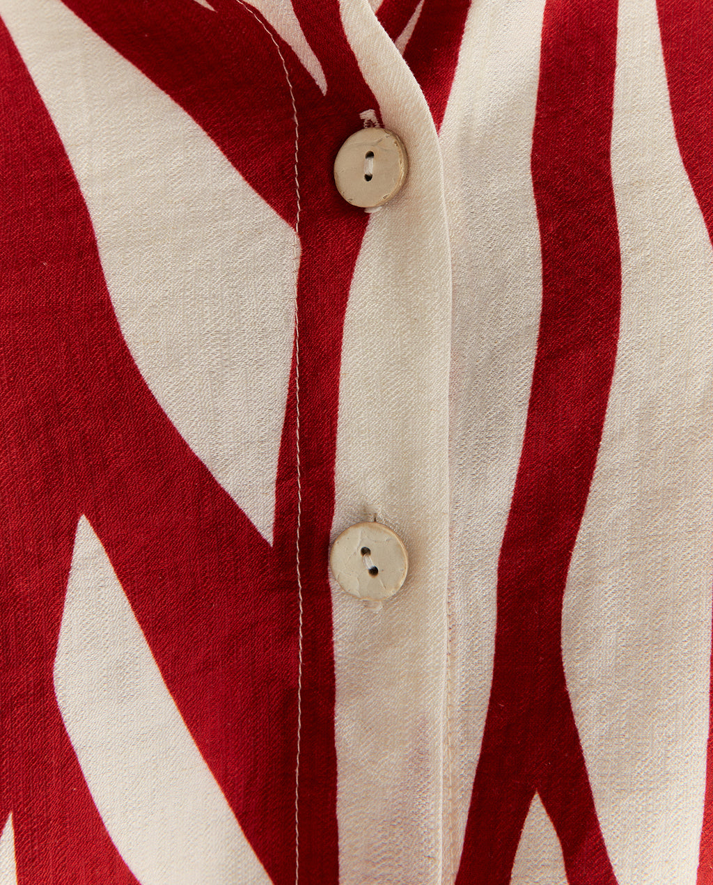 Camisa de mujer estampada cuello camisero