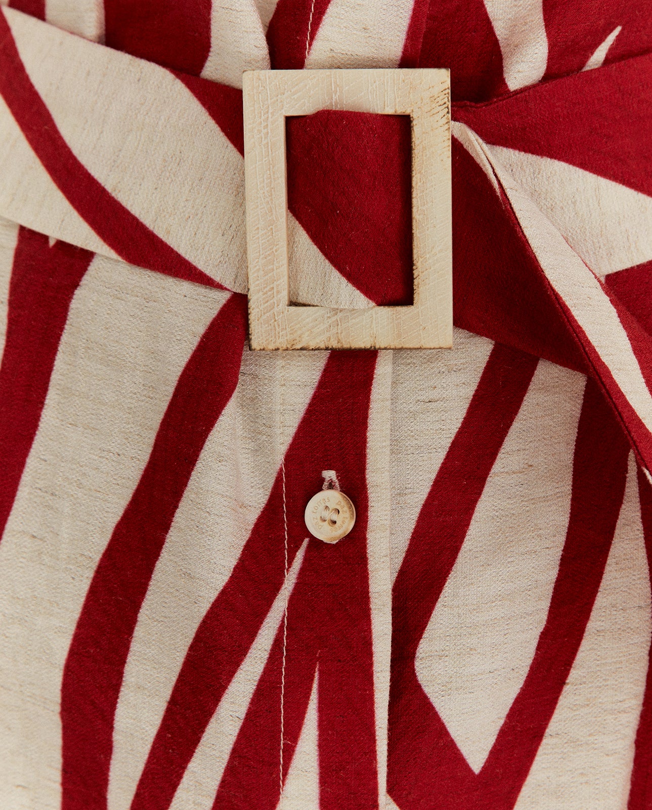 Vestido midi camisero estampado sin mangas