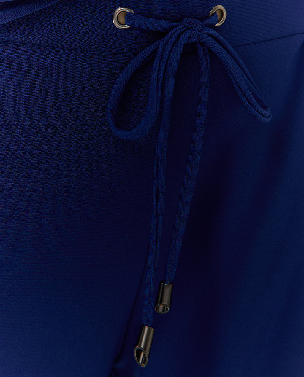 Pantalón recto de mujer punto liso cintura elástica