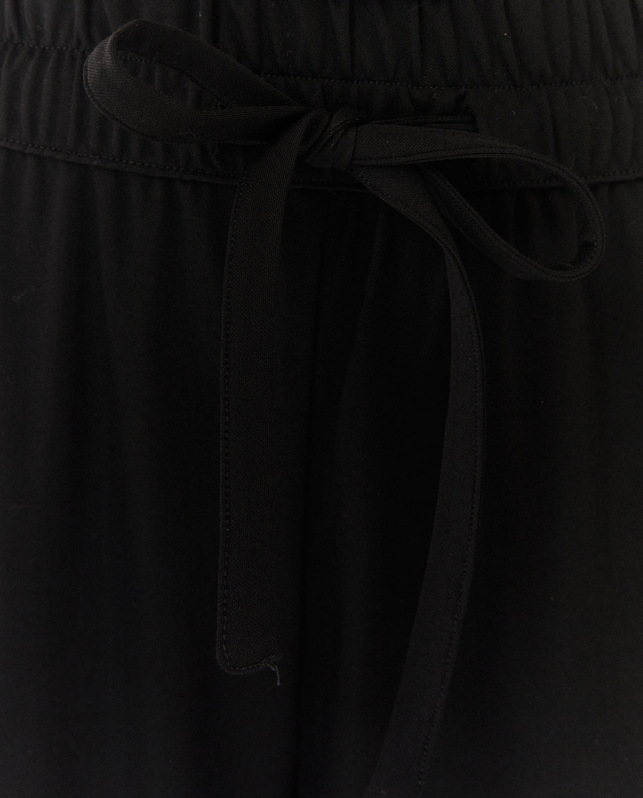 Pantalón recto de mujer punto liso cintura elástica