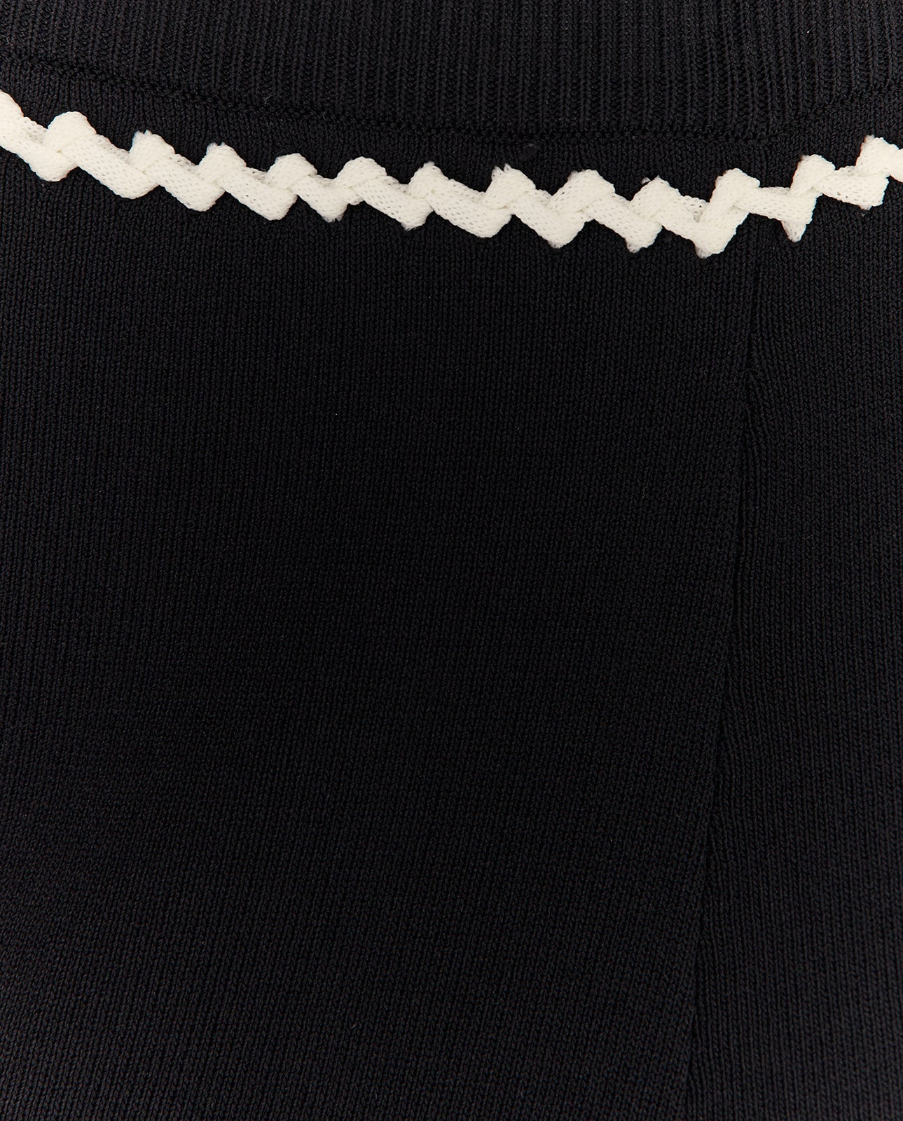 Pantalón recto mujer punto tricot cintura elástica