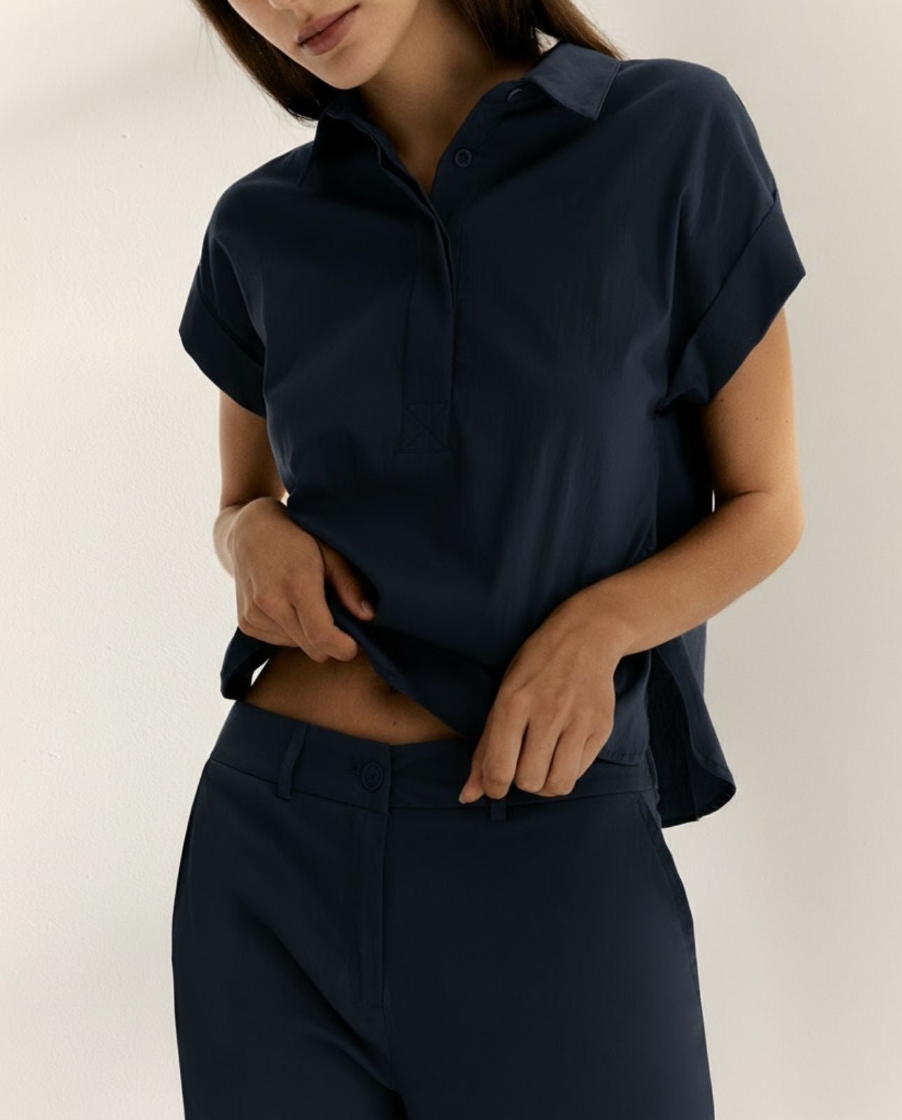 Pantalón ancho de mujer cintura elástica