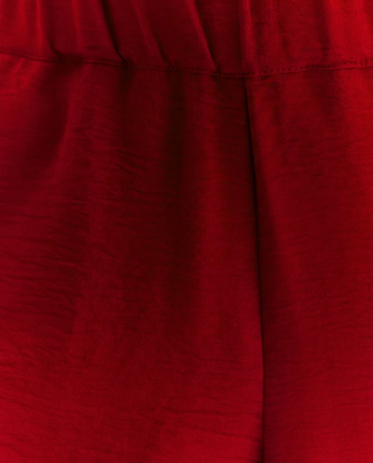 Pantalón recto de mujer cintura elástica