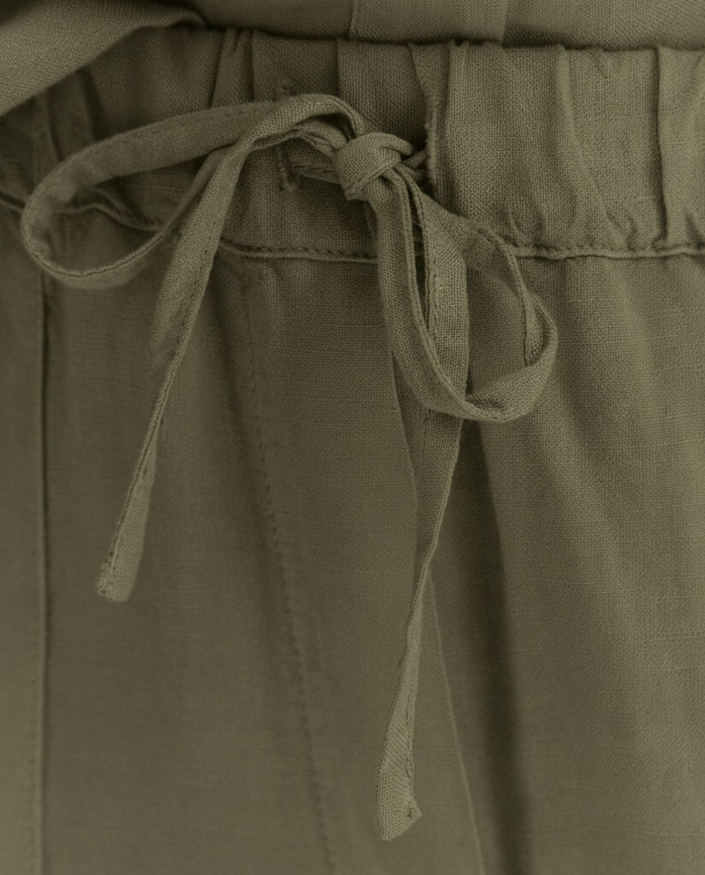 Pantalón recto de mujer cintura elástica