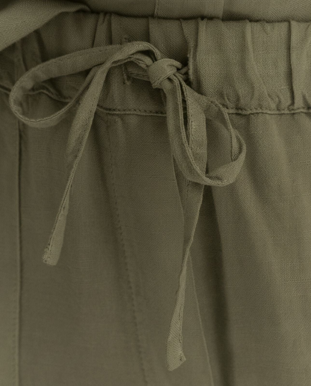 Pantalón recto de mujer cintura elástica