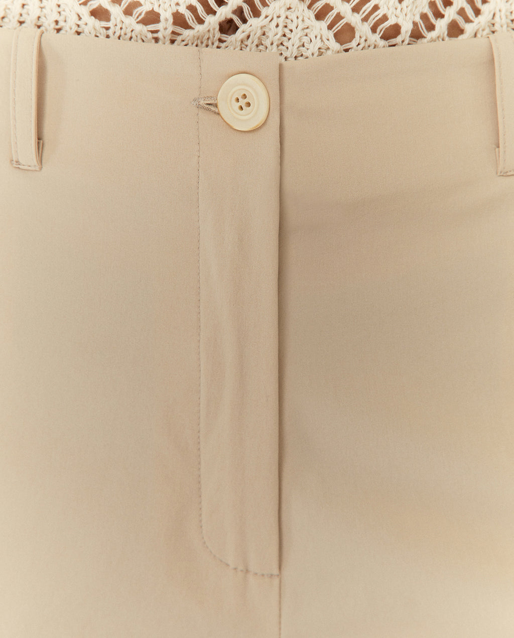 Pantalón recto de mujer tobillero