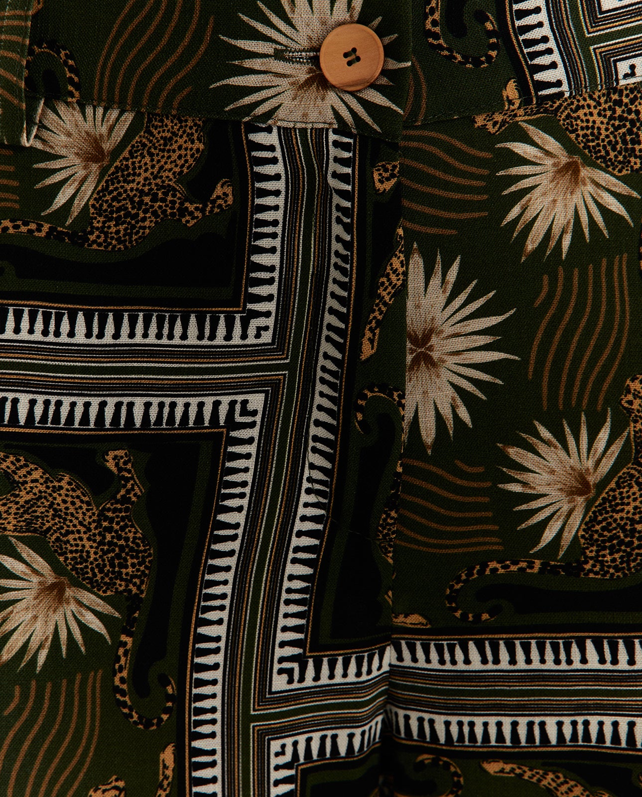 Pantalón recto de mujer estampado