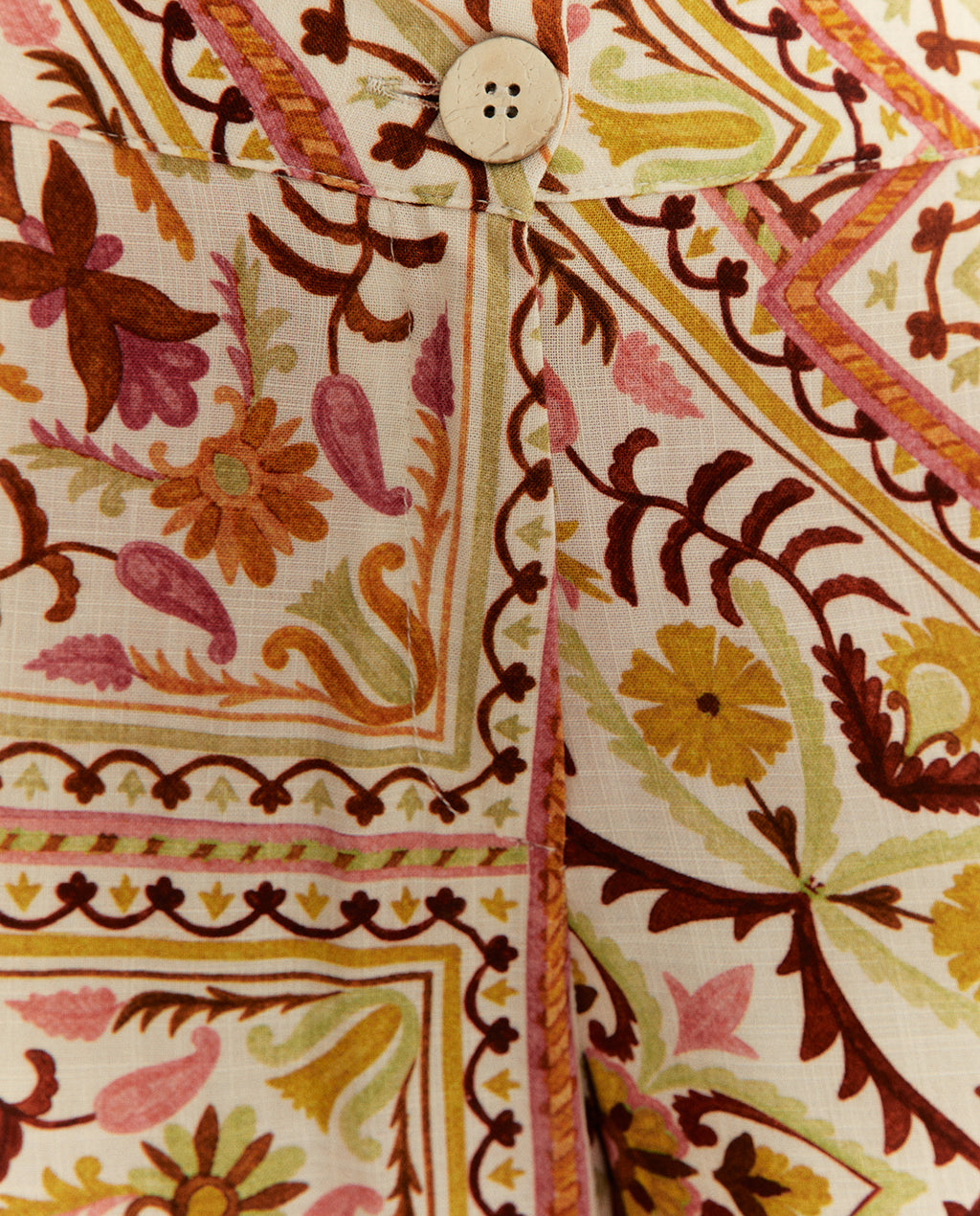 Pantalón recto de mujer cintura elástica