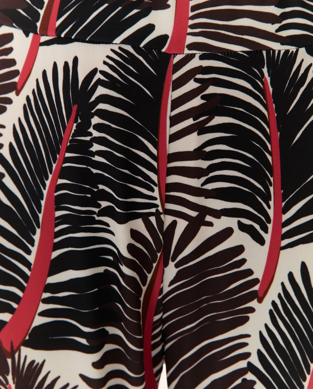 Pantalón de mujer en punto estampado