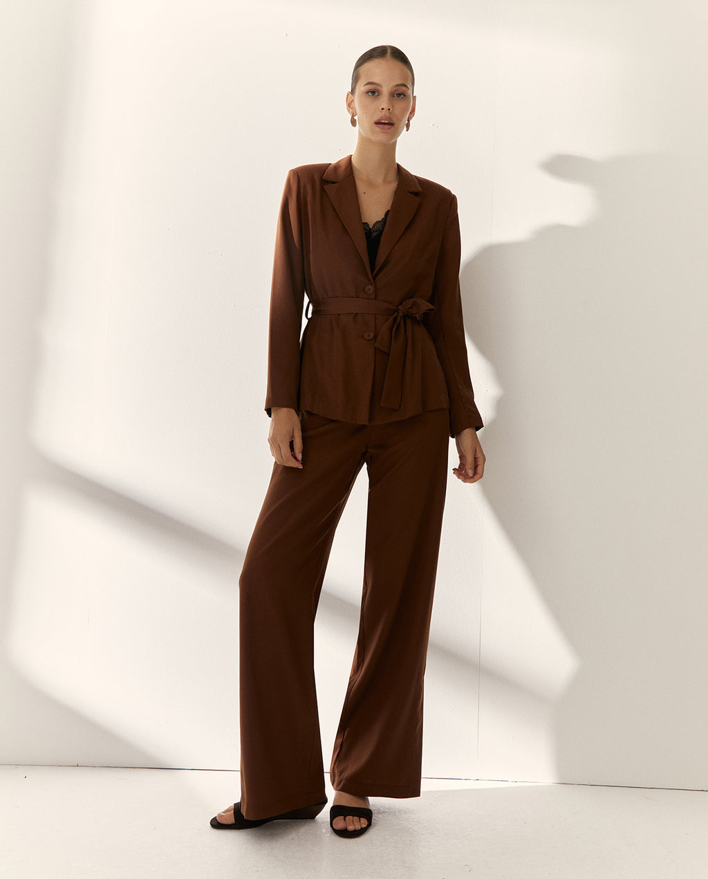 Blazer de mujer con cinturón