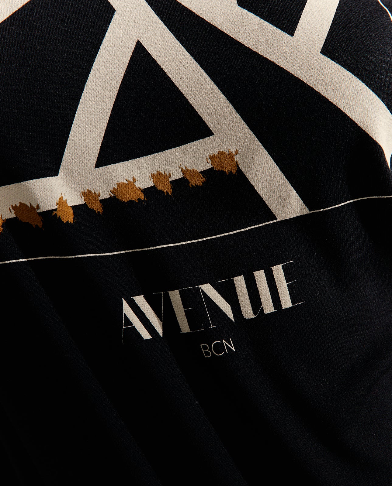 Camiseta de mujer dibujo frontal escote redondo