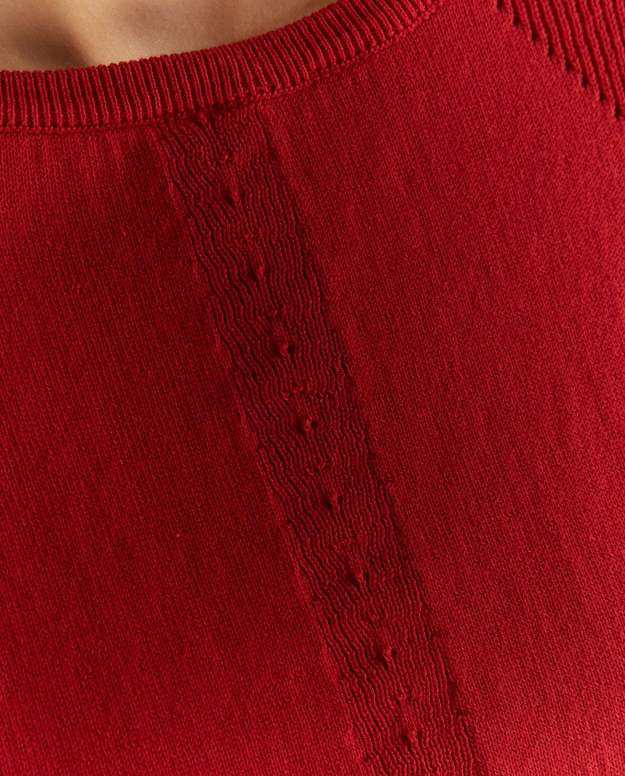 Jersey de mujer punto fino cuello redondo