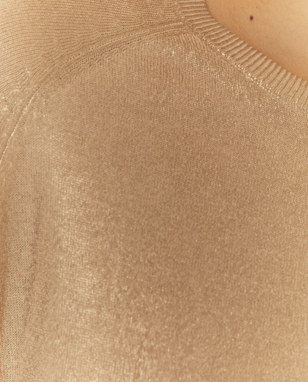 Jersey de mujer cuello redondo manga a codo