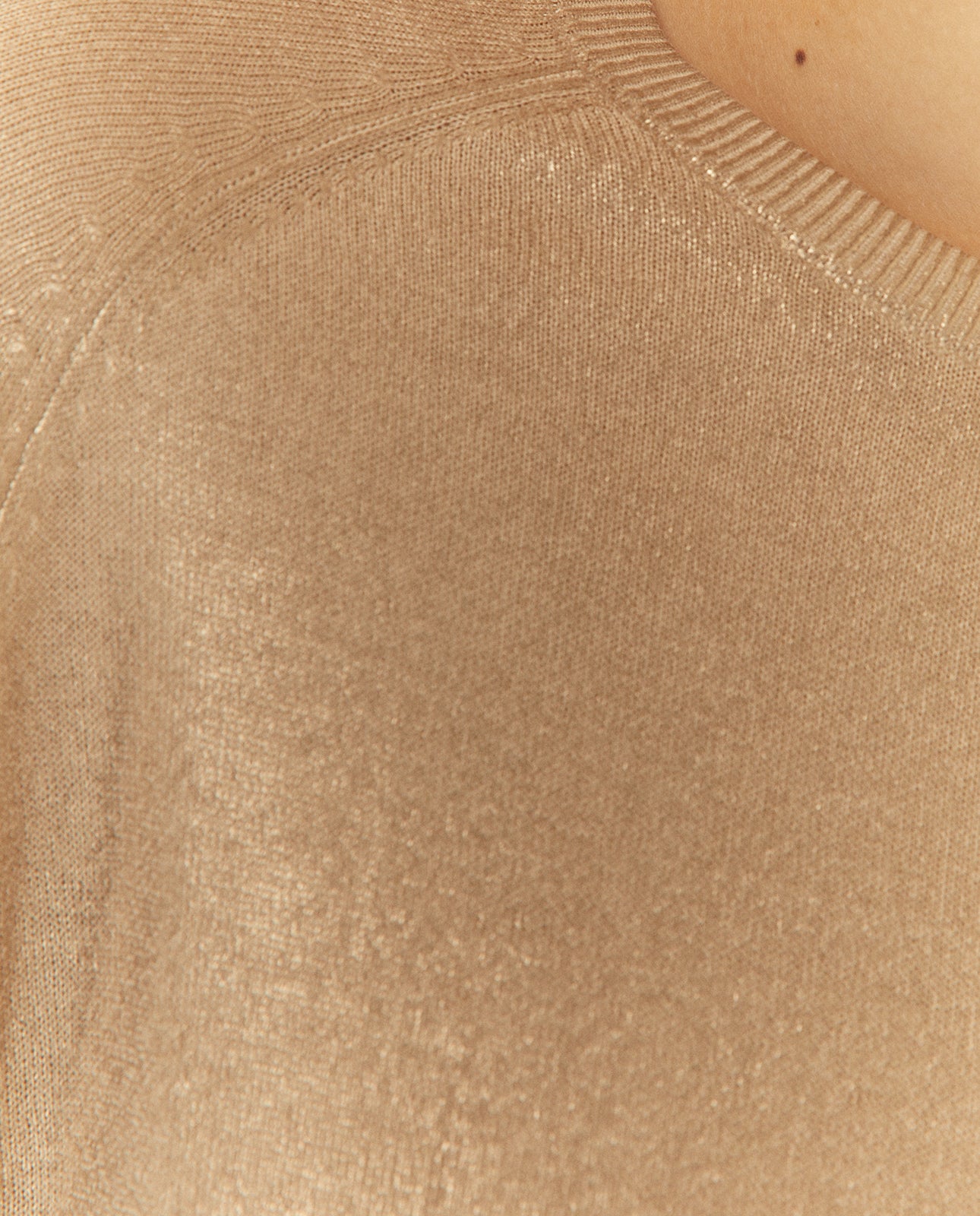 Jersey de mujer cuello redondo manga a codo