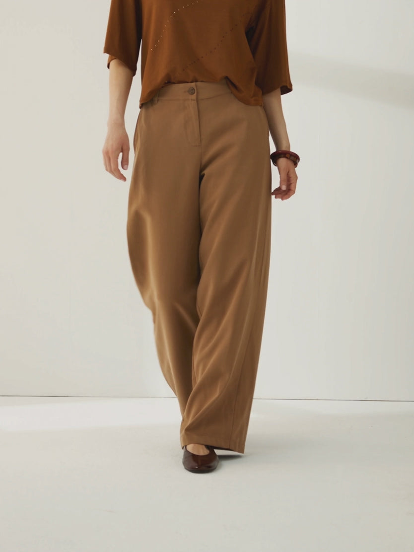 Pantalón de mujer ancho