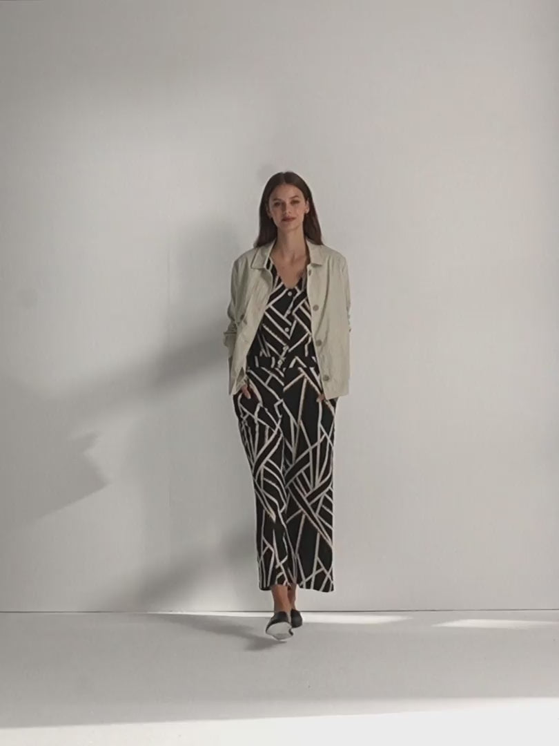 Chaqueta de mujer cuello camisero manga larga